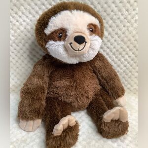 Creature Comforts plush Sloth Stuffed Animal Toy Embroidered Eyes